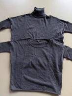 2 antracietgrijze trui Luc.Duchene wol/cashmere mt S, Verzenden, Zo goed als nieuw, Grijs, Luc.Duchene