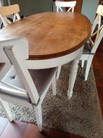 Mooi tafel met 6 stoelen staan er maar 4 op., Huis en Inrichting, Tafels | Eettafels, Ophalen of Verzenden, Zo goed als nieuw