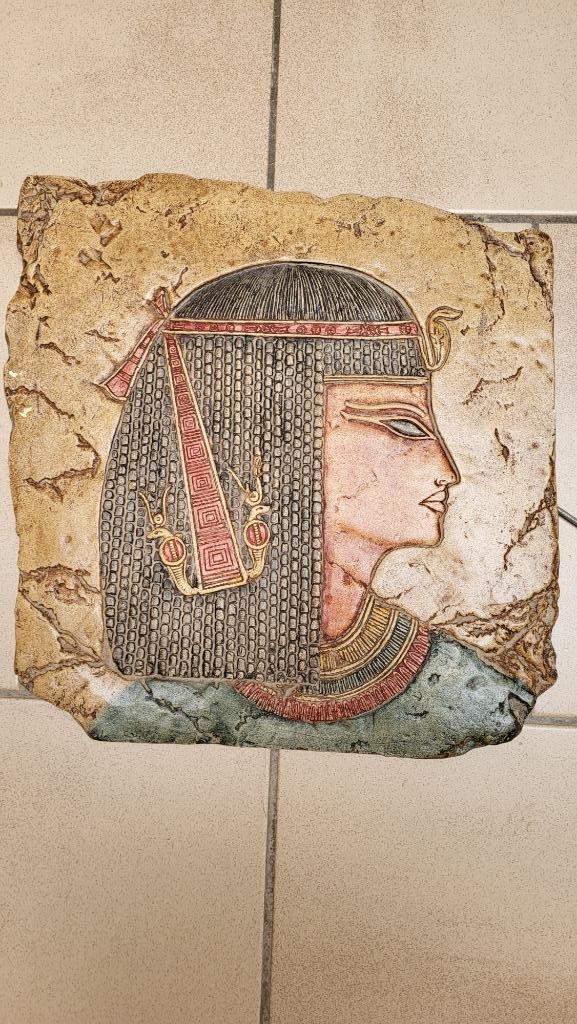 Egyptische tegel, Antiek en Kunst, Kunst | Beelden en Houtsnijwerken, Ophalen
