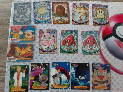 15 pokemon 1999 topps tv kaarten (1foil), Hobby en Vrije tijd, Verzamelkaartspellen | Pokémon, Zo goed als nieuw, Meerdere kaarten