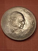 GROOT BRITTANIE 1 Crown 1965 - Winston Churchill, Postzegels en Munten, Ophalen of Verzenden, Overige landen, Losse munt
