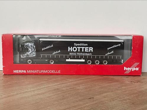 Herpa Scania R’13 TL HOTTER 1/87, Hobby en Vrije tijd, Modelauto's | 1:87, Zo goed als nieuw, Bus of Vrachtwagen, Herpa, Ophalen of Verzenden