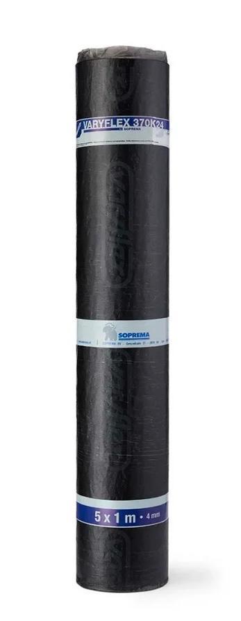 Bitumen dakbedekking - Varyflex Toplaag, Doe-het-zelf en Bouw, Dakpannen en Dakbedekking, Nieuw, Dakleer, Overige materialen, Zwart