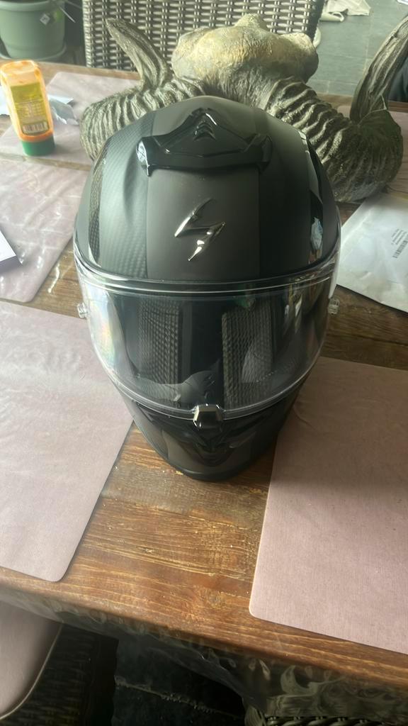 scorpion exo-r1 carbon, Motoren, Kleding | Motorhelmen, Heren, Overige typen, L, Overige merken, Nieuw zonder kaartje, Ophalen