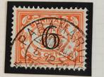 Suriname 1930 - cijfer met opdruk, Postzegels en Munten, Ophalen of Verzenden, Gestempeld