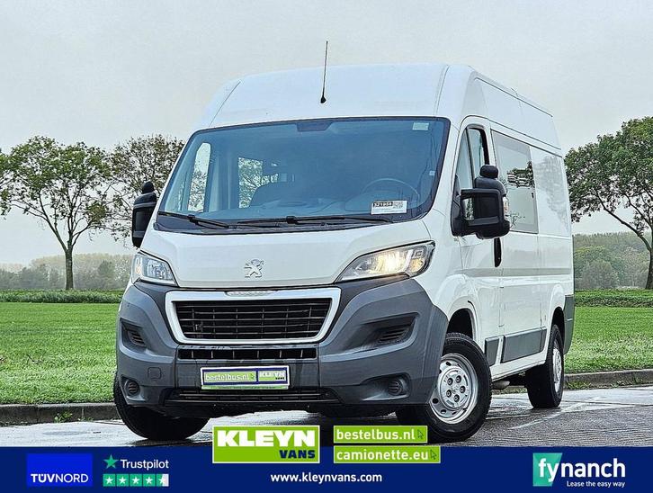 Peugeot BOXER 2.0 L2H2 Dubbel Cabine!, Auto's, Bestelwagens en Lichte vracht, Bedrijf, ABS, Airconditioning, Centrale vergrendeling