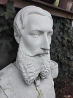 Borstbeeld gips Leopold II, Ophalen of Verzenden