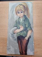 Vintage prentkader, gesigneerd, jaren 60, jaren 70, Enlèvement, Maison et Meubles