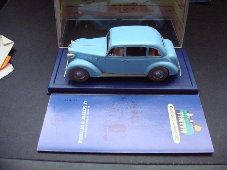 VOITURES TINTIN 1/43, Hobby en Vrije tijd, Modelauto's | 1:43, Zo goed als nieuw, Auto, Ophalen of Verzenden