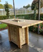 Vuurtafel bartafel tuintafel hangtafel sloophout balken., Tuin en Terras, Ophalen of Verzenden, Nieuw