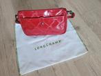 Longchamp rode wijnvernis handtas
met stofzak., Enlèvement ou Envoi, Comme neuf