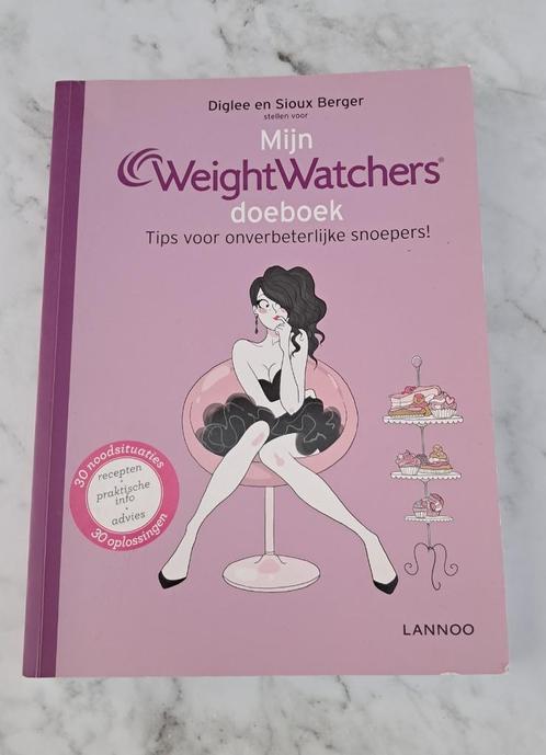 Weight Watchers Doeboek - Diglee en Sioux Berger, Boeken, Gezondheid, Dieet en Voeding, Zo goed als nieuw, Dieet en Voeding, Ophalen of Verzenden