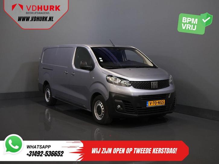 Fiat Scudo 2.0 MJ 145 pk L3 BPM VRIJ! Adapt.Cruise/ Climate/, Auto's, Bestelwagens en Lichte vracht, Bedrijf, ABS, Centrale vergrendeling
