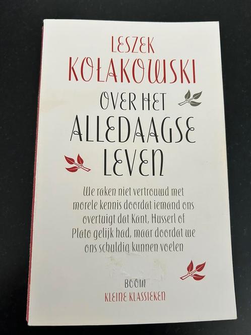 Leszek Kolakowski - Over het alledaagse leven, Boeken, Filosofie, Ophalen of Verzenden