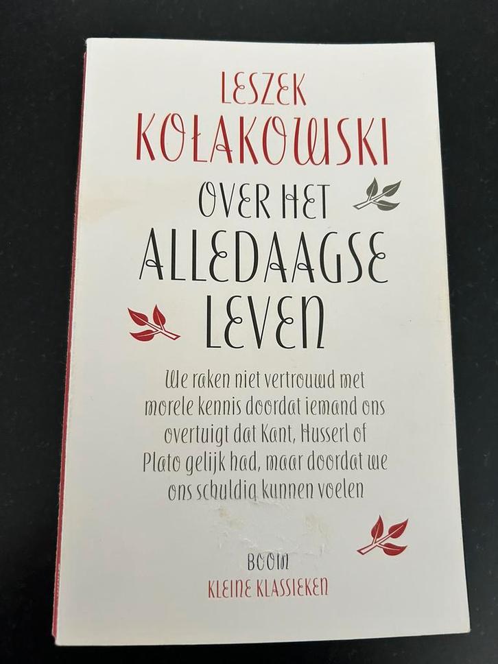 Leszek Kolakowski - Over het alledaagse leven, Boeken, Filosofie, Ophalen of Verzenden