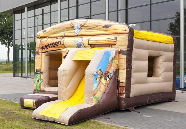 Te koop Springkussen Maxi Multifun Western, Hobby en Vrije tijd, Feestartikelen | Verhuur, Nieuw, Ophalen