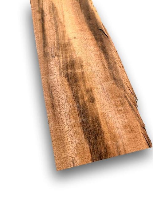 Tigerwood fineer | 190x9 cm, Hobby en Vrije tijd, Knutselen, Nieuw, Materiaal, Verzenden