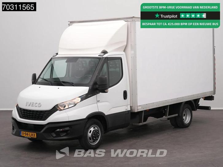 Iveco Daily 35C16 Laadklep Dubbellucht Bakwagen 160PK Airco, Auto's, Bestelwagens en Lichte vracht, Bedrijf, Te koop, Airconditioning