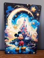 Plaque tôlée Mickey Disney - Neuve, Enlèvement ou Envoi, Mickey Mouse, Neuf, Image ou Affiche
