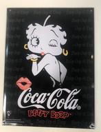 Betty Boop Coca Cola, Metalen wandbord 30x40cm, Ophalen of Verzenden, Zo goed als nieuw