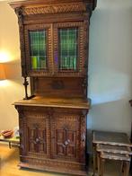 2 kasten Mechelse stijl - eik, Antiek en Kunst, Ophalen