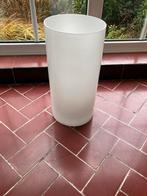 Witte decoratieve vaas, Ophalen, Wit, Minder dan 50 cm, Glas