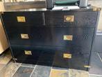 Ladenkast zwart, Huis en Inrichting, Ophalen, Gebruikt, Bootstijl, 50 tot 100 cm