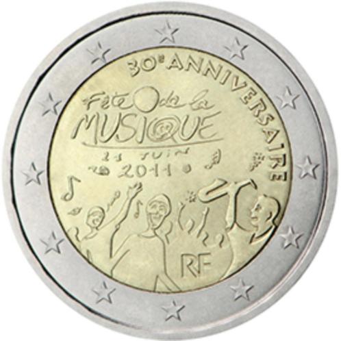 2 euro, €2 Frankrijk 2011, Postzegels en Munten, Munten | Europa | Euromunten, Losse munt, 2 euro, Frankrijk, Ophalen of Verzenden
