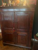 Koloniale computerkast / TV kast, Ophalen, 70 tot 120 cm, Koloniaal, Zo goed als nieuw