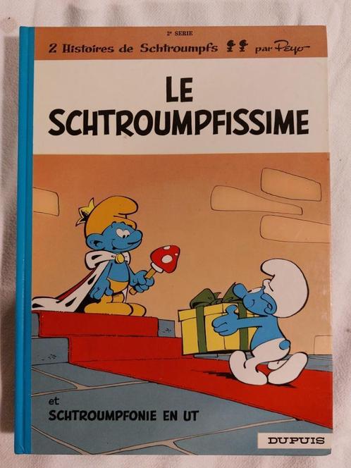 Schtroumpfs T.2 Le Schtroumpfissime - Réédition (1982) - Bon, Livres, BD, Utilisé, Une BD, Enlèvement ou Envoi