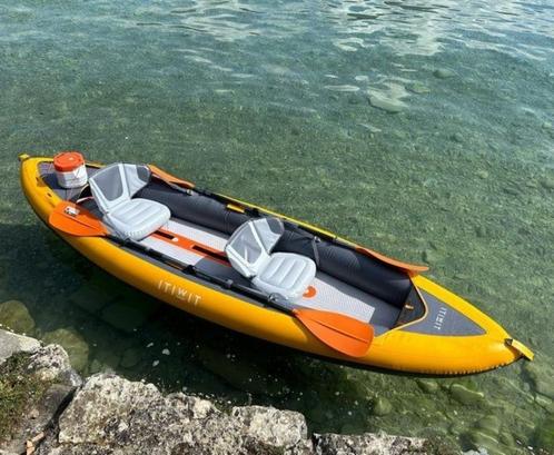 Huur je opblaasbare kajak met 1-2 zitplaatsen — Een gewel, Watersport en Boten, Overige Watersport en Boten, Zo goed als nieuw