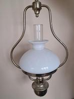 Hanglamp type lampe belge, Ophalen, Gebruikt, Glas, Minder dan 50 cm