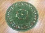 Prachtig groen rond vloerkleed tapijt 132 cm rond, Ophalen of Verzenden, Audio en Video