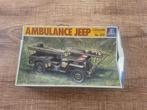 Italeri Ambulance Jeep 1/35, Hobby en Vrije tijd, Modelbouw | Auto's en Voertuigen, Gebruikt, 1:32 tot 1:50, Ophalen of Verzenden