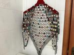Gehaakte sjaal met parels en bloemen. Nieuw., Ophalen of Verzenden, Nieuw, Sjaal