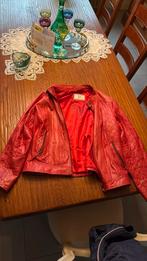 Leren vest J. De wit, Kleding | Dames, Truien en Vesten, Ophalen, Maat 42/44 (L), Wit