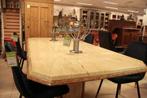 travertin tafel, Huis en Inrichting, Tafels | Eettafels, Ophalen, Overige materialen, Gebruikt, Hollywood regency