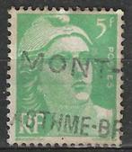 Frankrijk 1945/1947 - Yvert 719 - Marianne de Gandon (ST), Timbres & Monnaies, Timbres | Europe | France, Affranchi, Envoi