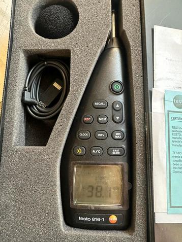 Testo 815-1 geluidsmeter, Ophalen, Nieuw, Geluid