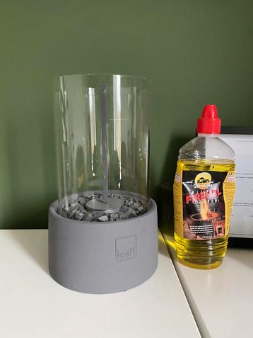 Cheminée de table Leeff Stonefire au bioéthanol ️, Huis en Inrichting, Haarden, Ophalen, Zo goed als nieuw