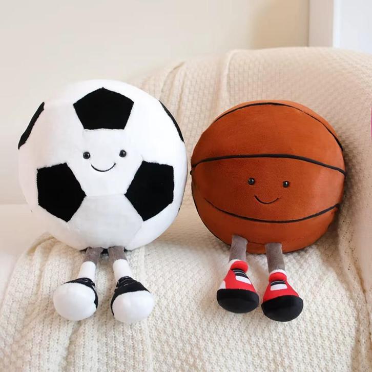 Voetbal Basketbal knuffels - Nieuw, Kinderen en Baby's, Speelgoed | Knuffels en Pluche, Nieuw, Overige typen, Verzenden