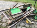 Gratis geïmpregneerd tuinhout, Tuin en Terras, Ophalen, Gebruikt, 180 tot 250 cm, Balken