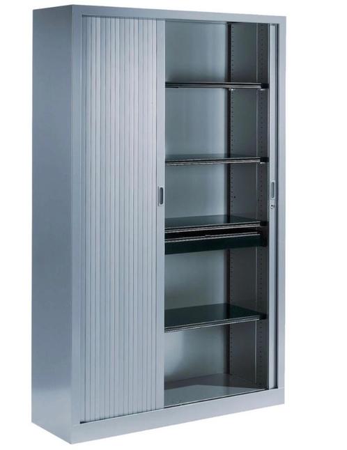 Roldeurkast incl. 4 legborden, Huis en Inrichting, Kasten | Roldeurkasten en Archiefkasten, Gebruikt, 150 tot 200 cm, 100 tot 150 cm