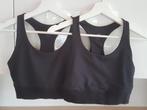 2 x sport-BH (maat: M), Maat 38/40 (M), H&M, Zwart, Ophalen of Verzenden