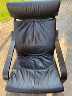 Lederen 1 zit poäng ikea, Maison & Meubles, Fauteuils, Enlèvement, Comme neuf, Cuir
