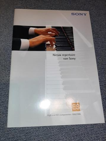 Sony ES-reeks catalogus 1995-1996 beschikbaar voor biedingen