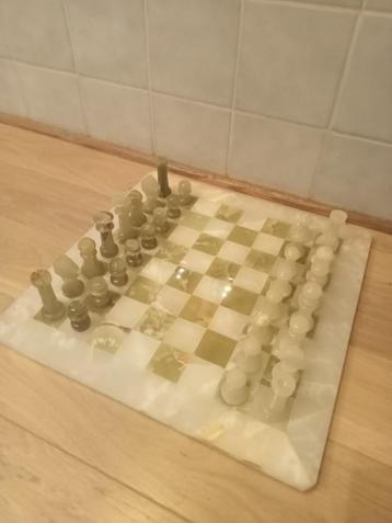 onyx schaakspel - 39,5 cm beschikbaar voor biedingen