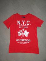 Rode t-shirt Mc Gregor maat 10 jaar, Garçon, McGregor, Enlèvement ou Envoi, Chemise ou À manches longues