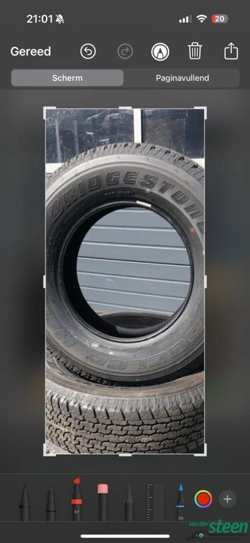 2 x 245-70-16 111S Nieuwe Bridgestone Dueler H/T 840 Reinfor beschikbaar voor biedingen