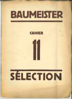 Edition Sélection, cahier 11, Anvers, 1931: Baumeister, Gelezen, Hans Arp, Ophalen of Verzenden, Schilder- en Tekenkunst